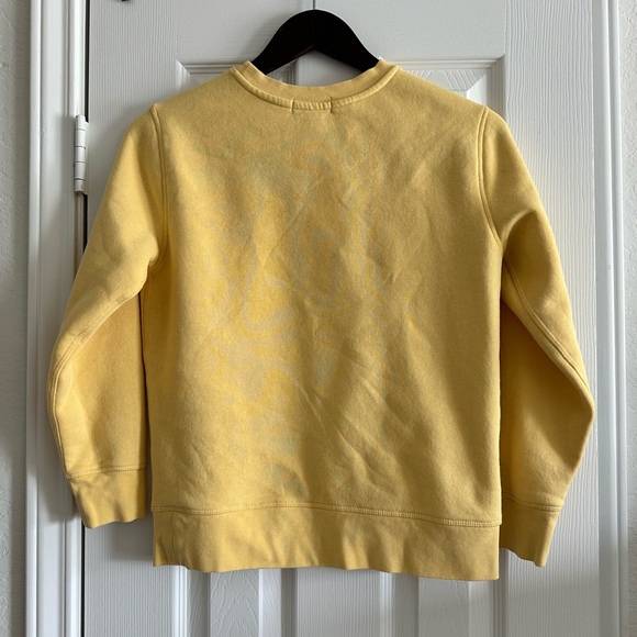 Polo Bear By Ralph Lauren Yellow Fleece Sweatshirt- Size M (10-12) - Picture 5 of 8